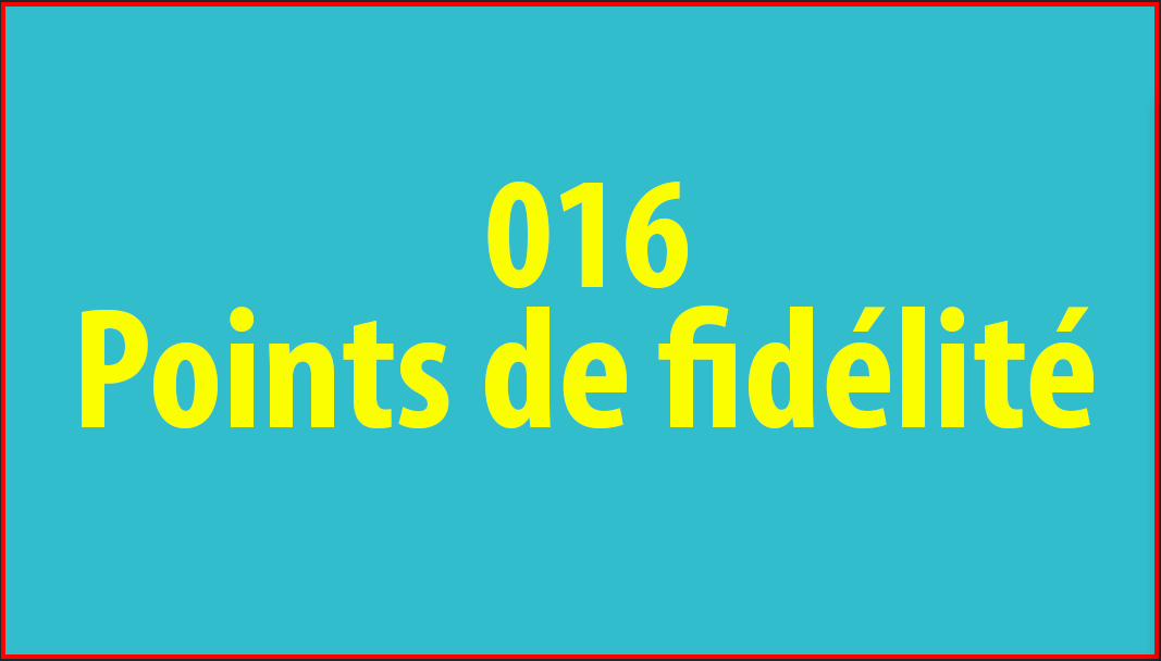 Points de fidélité