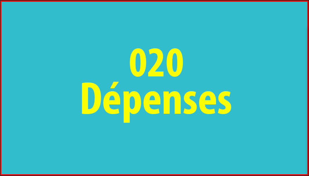 Dépenses